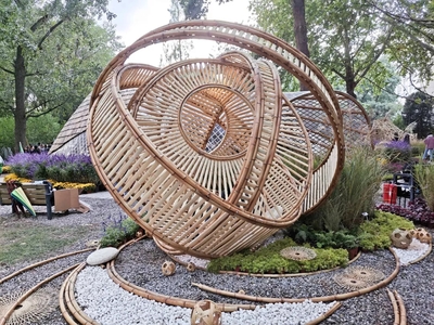 2019北林國際花園建造節一等獎作品--&ldquo;風巢 The Wind Nest&rdquo;景觀裝置設計 | 天津大學學生團隊