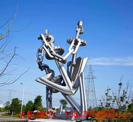 不銹鋼標志雕塑 城市不銹鋼雕塑